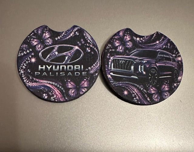 Personalized Sublimation Car Coasters — Set of 2 $12.00 per set