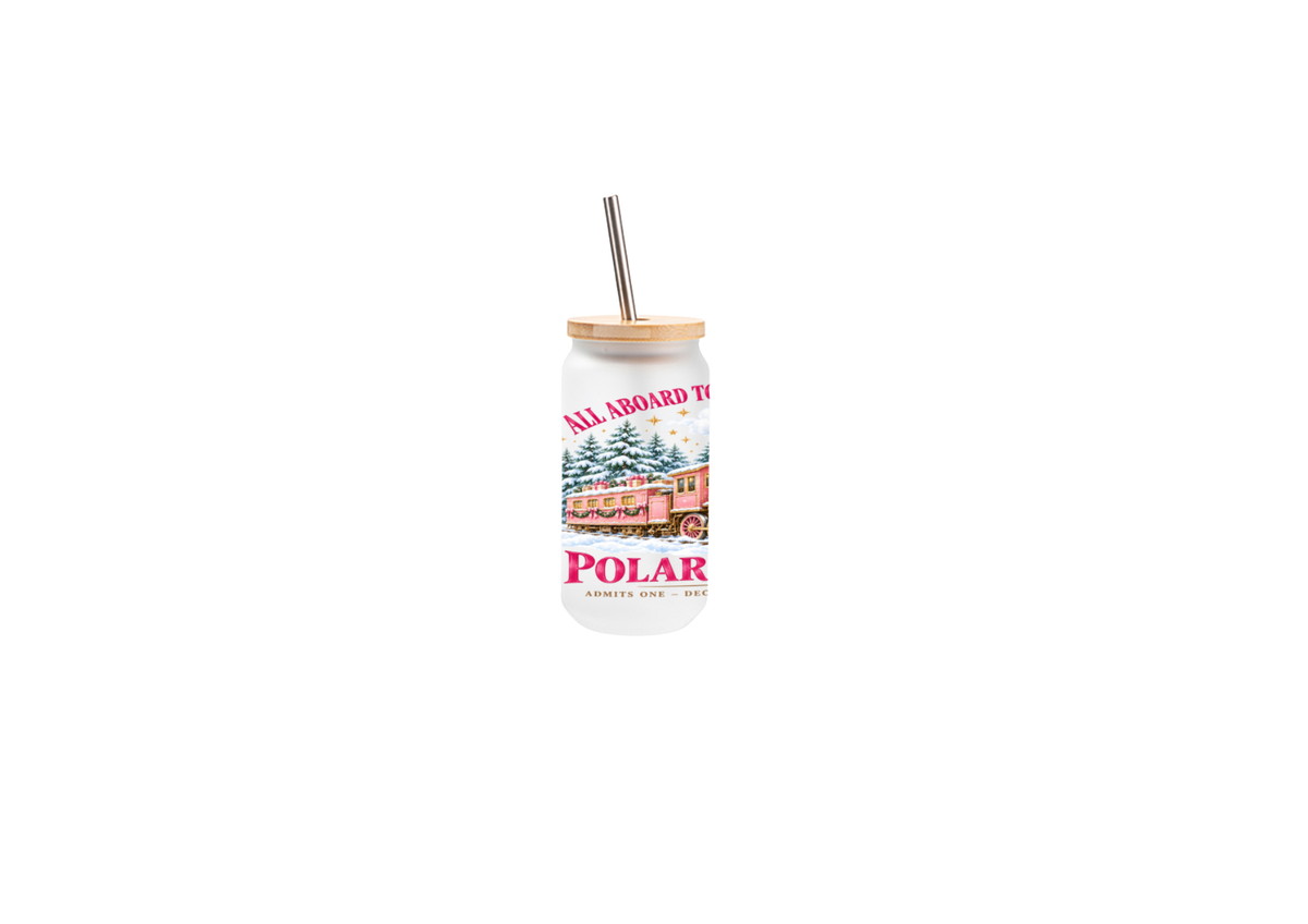 Personalized Sublimation Glass Beer Can Tumbler