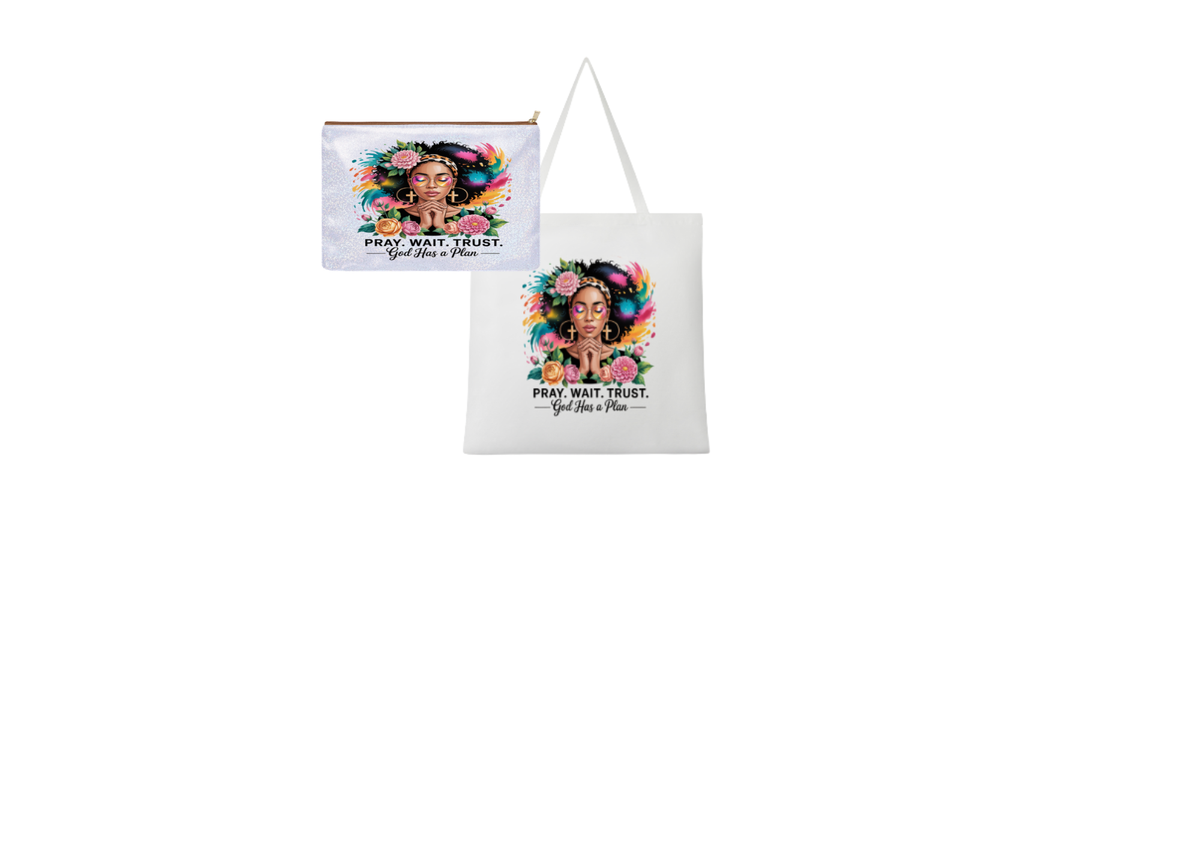 Canvas Tote Bag/Cosmetic Pouch